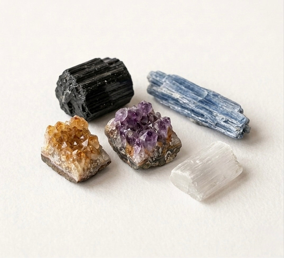 raw crystals