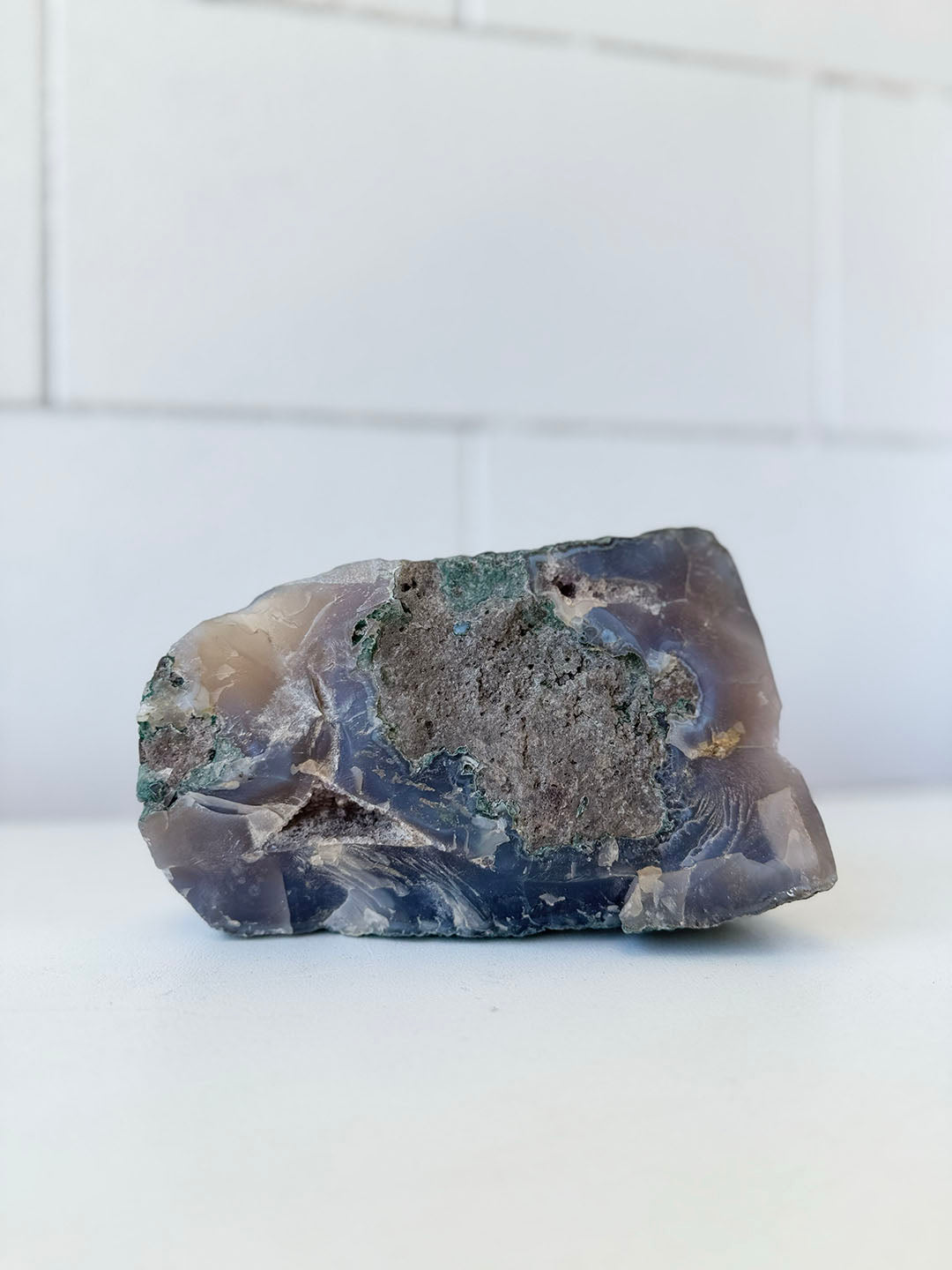 Agate with Amethyst