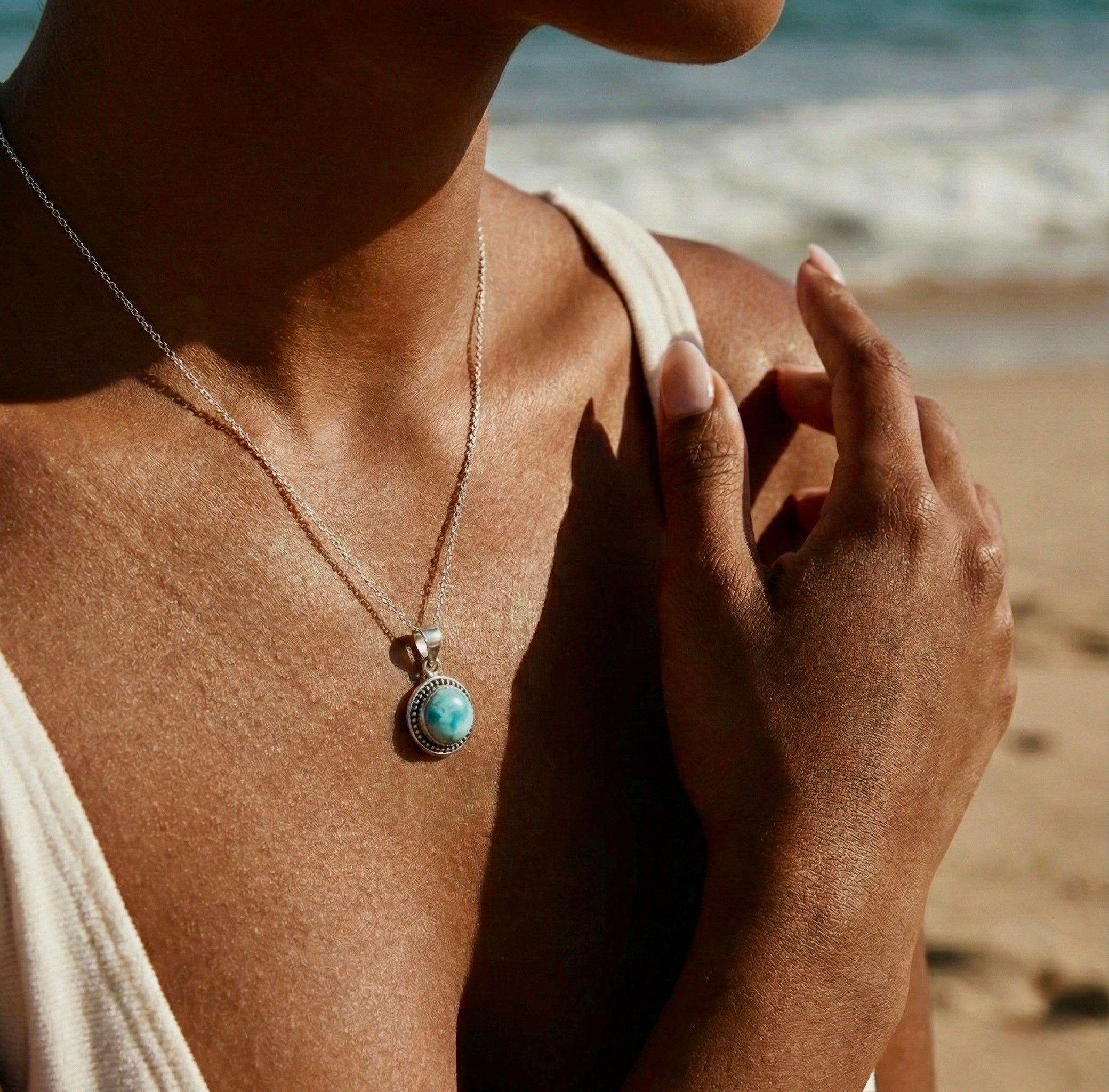 Larimar Necklace