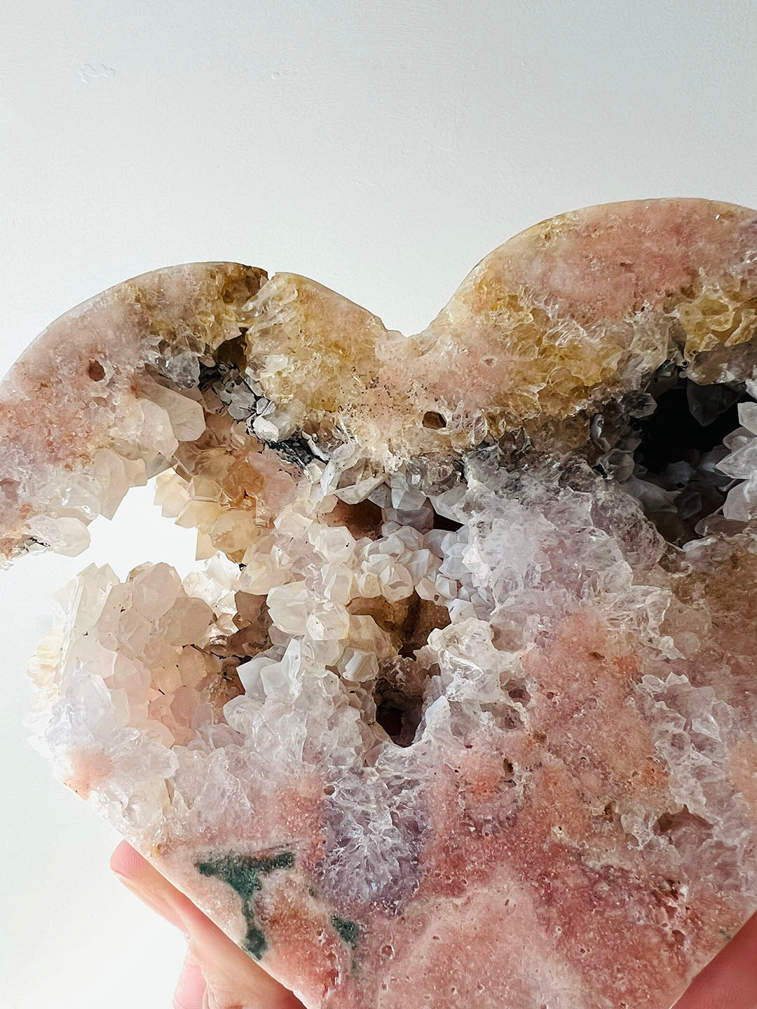 Pink Amethyst Heart