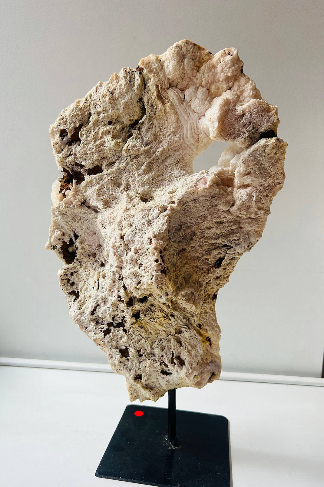 PINK AMETHYST ON STAND