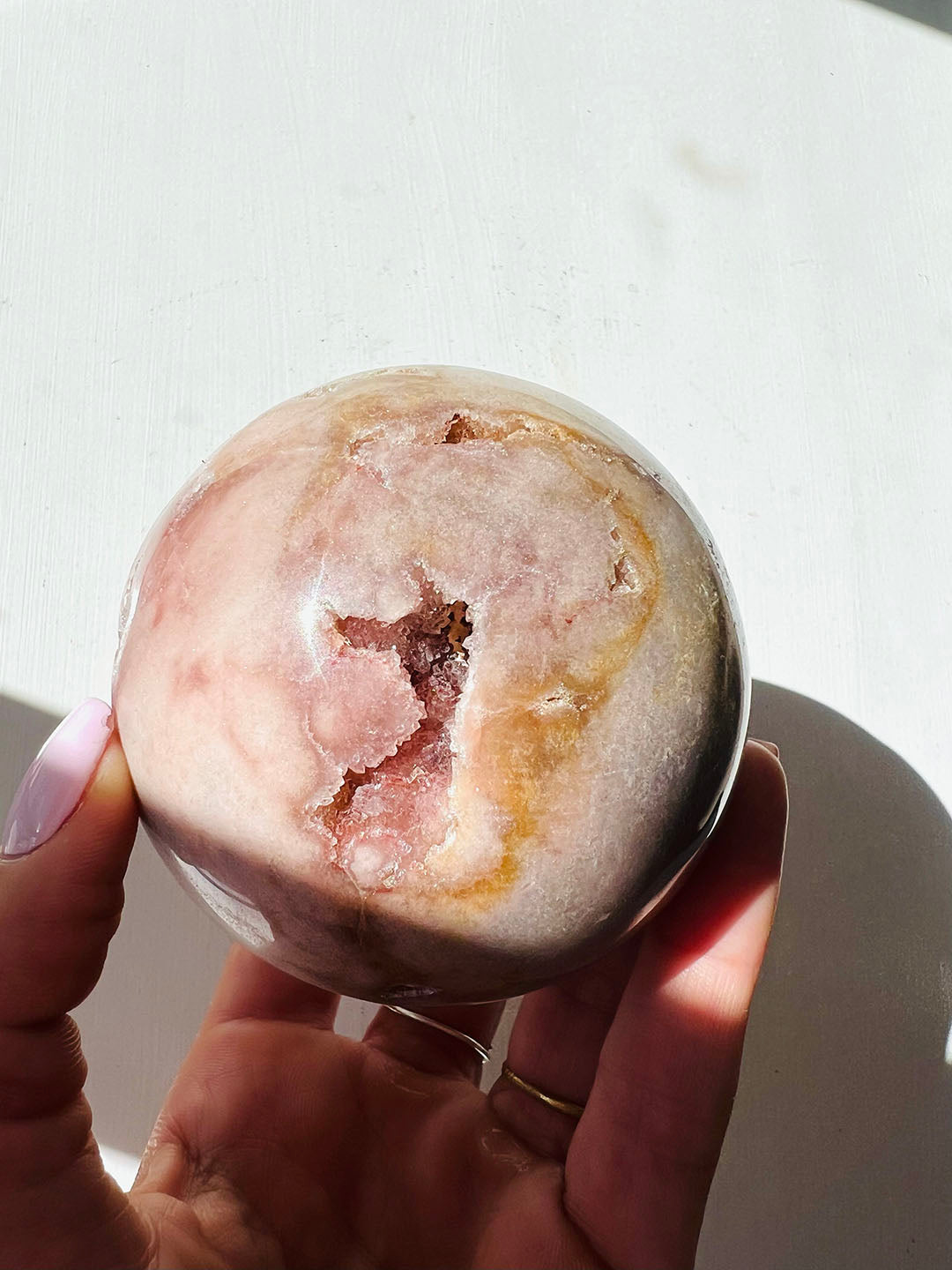 Pink Amethyst Sphere