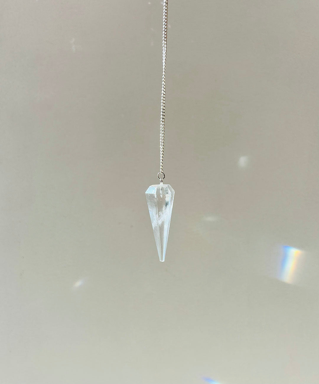 Clear Quartz Pendulum