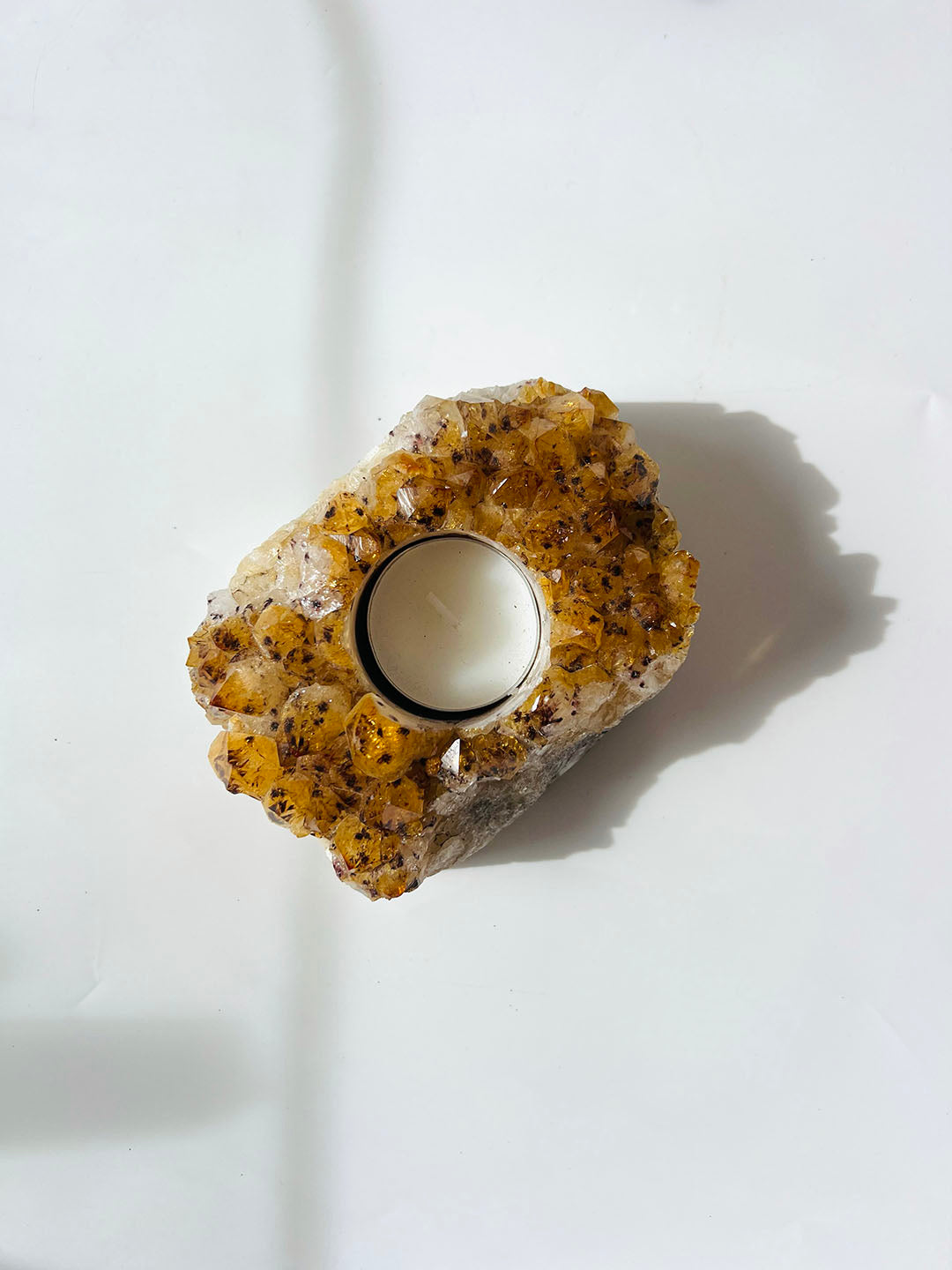 Citrine Candle Holder