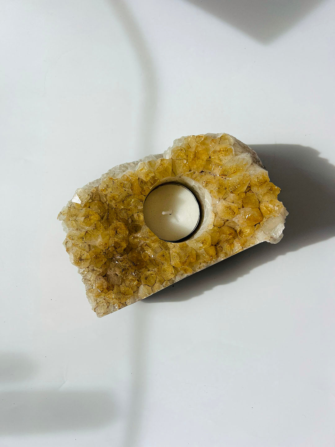 Citrine Candle Holder