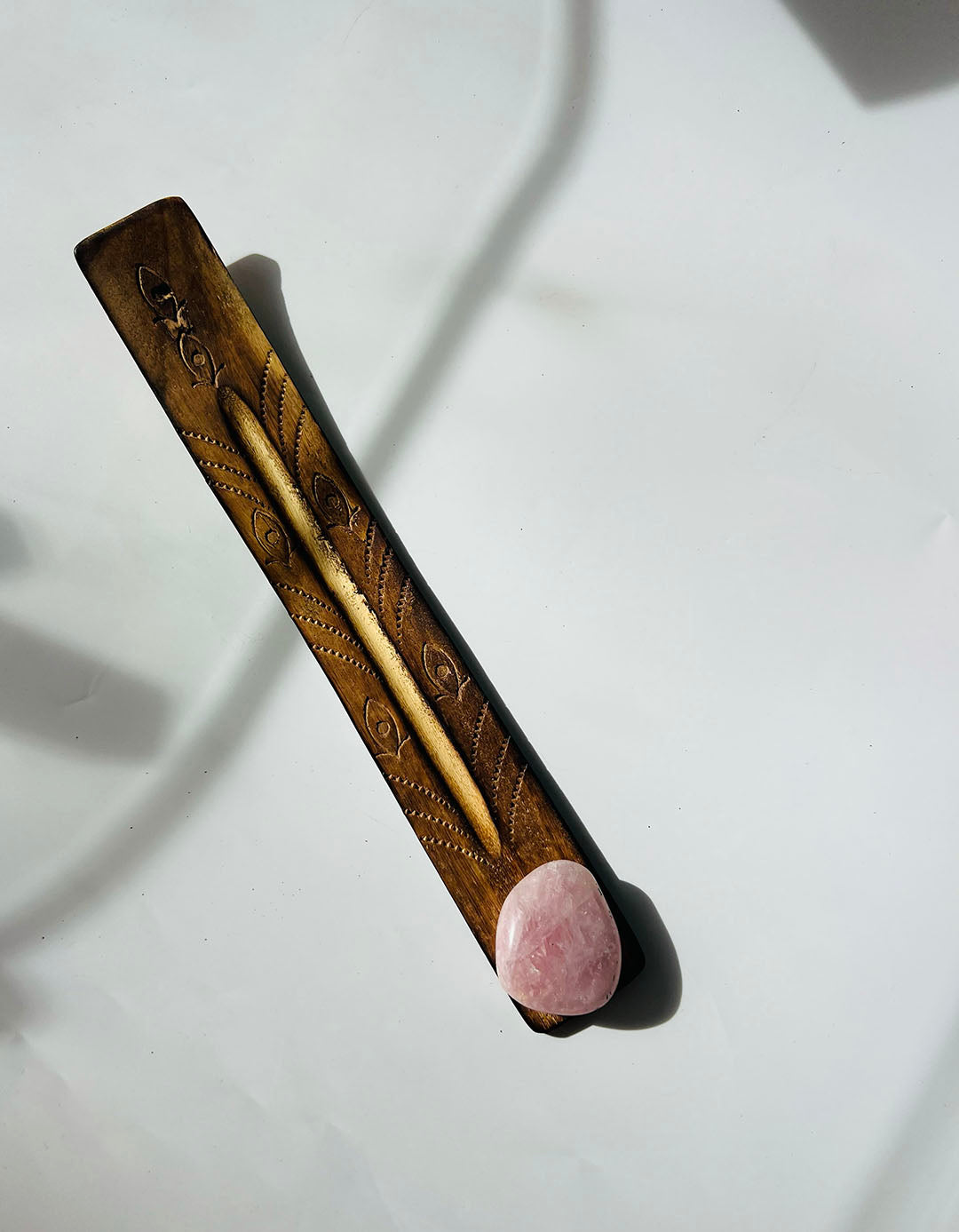 Rose Quartz Incense Holder