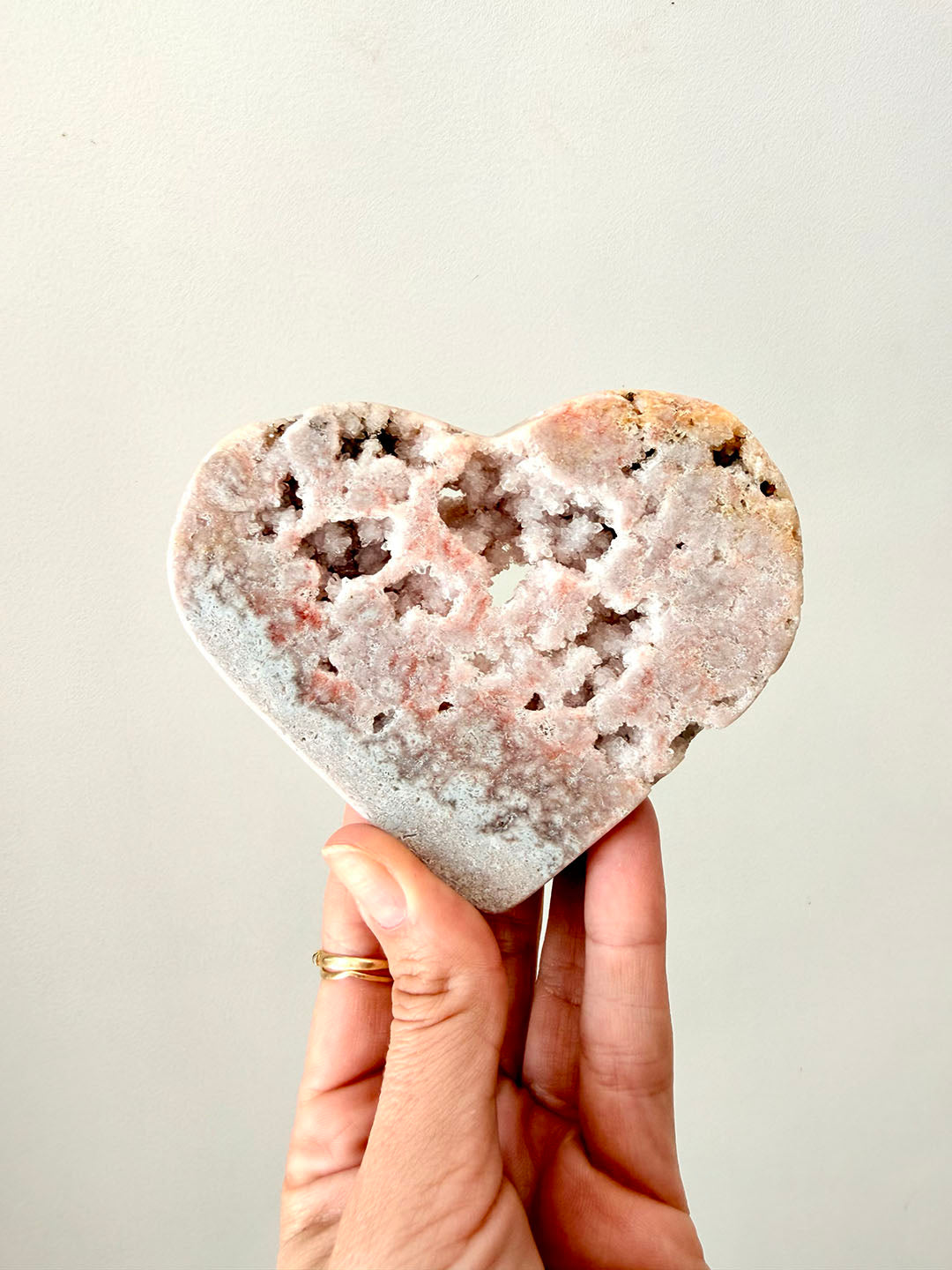 Pink Amethyst Heart