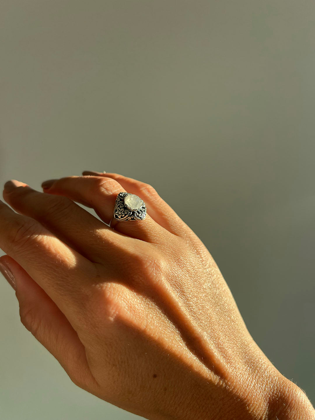 Moonstone Ring – Energy of New Beginnings & Intuition