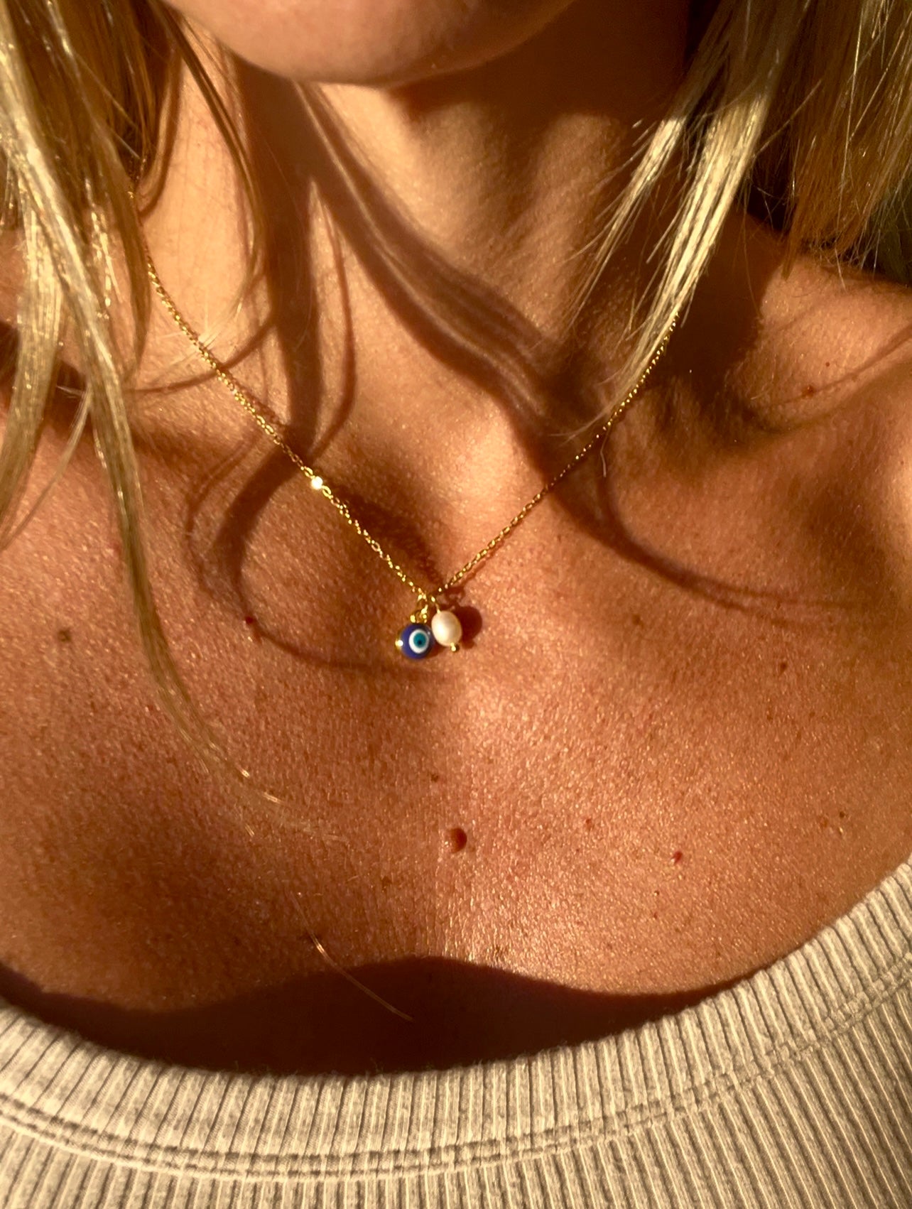 Pearl Aura Protection Necklace