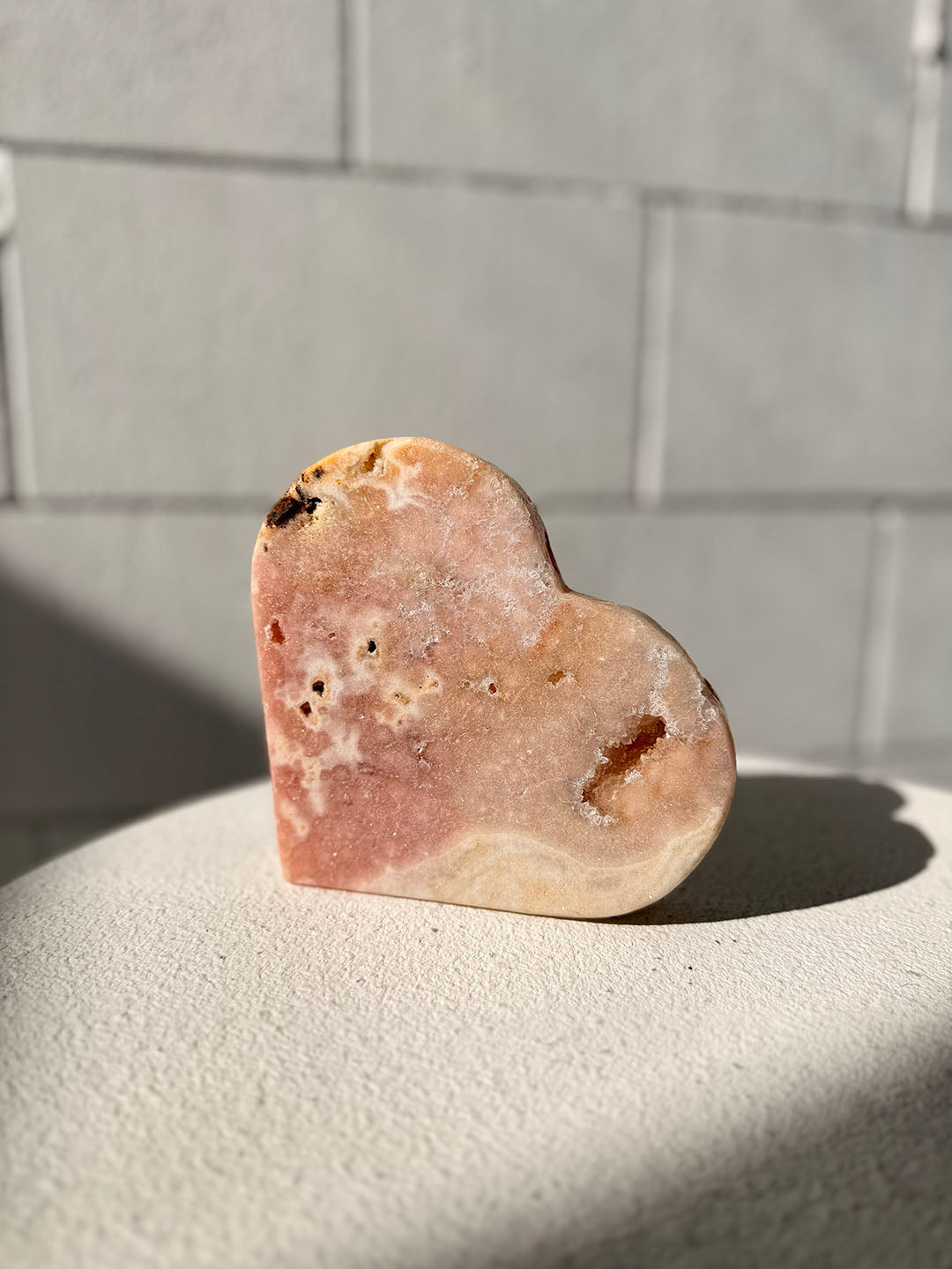 Pink Amethyst Heart