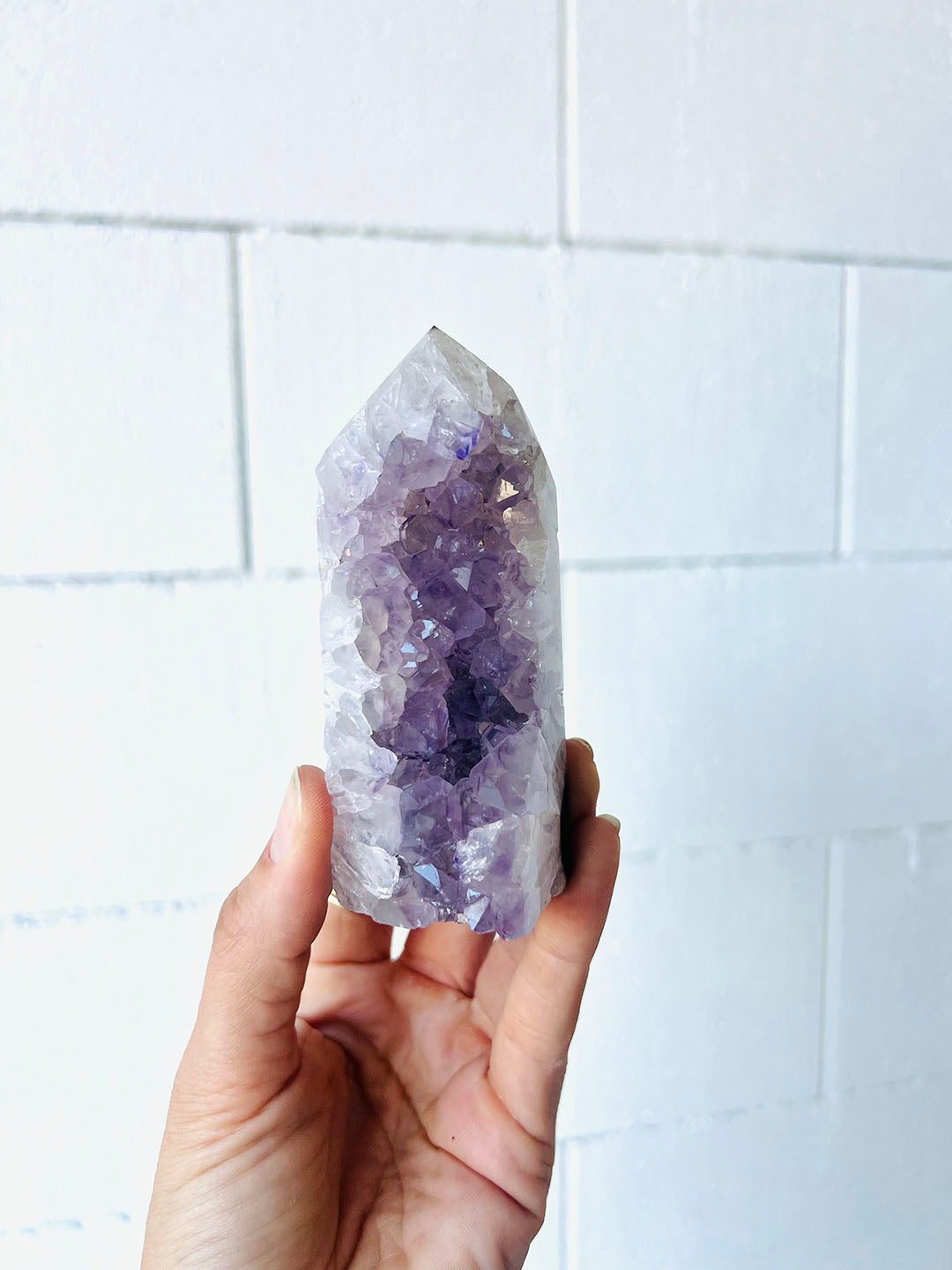 Amethyst with Agate Point COD01