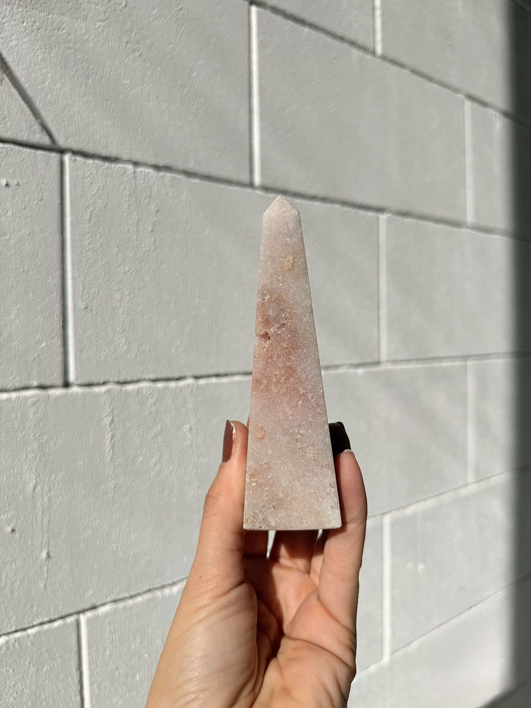 Pink Amethyst Point