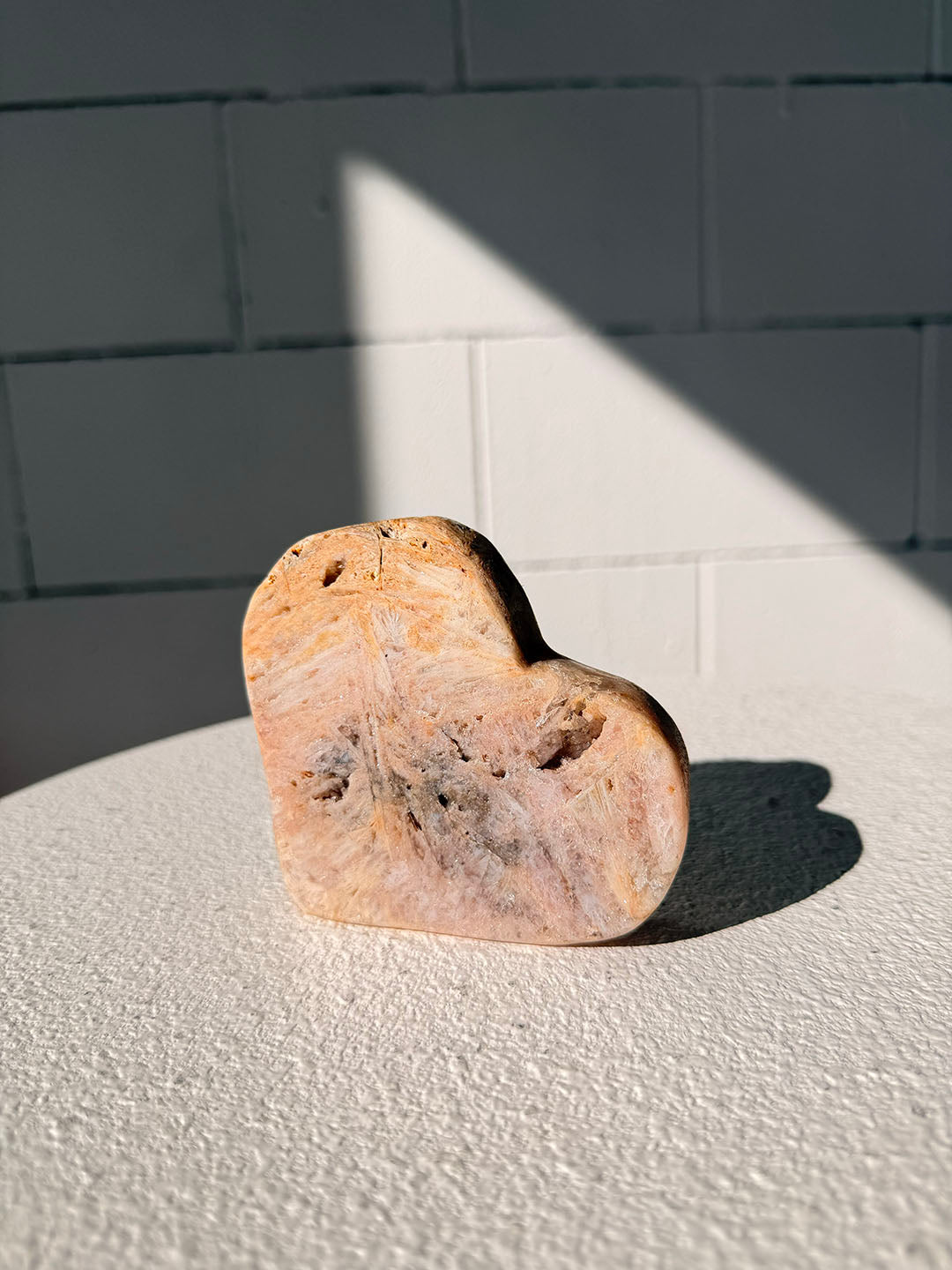 Pink Amethyst Heart