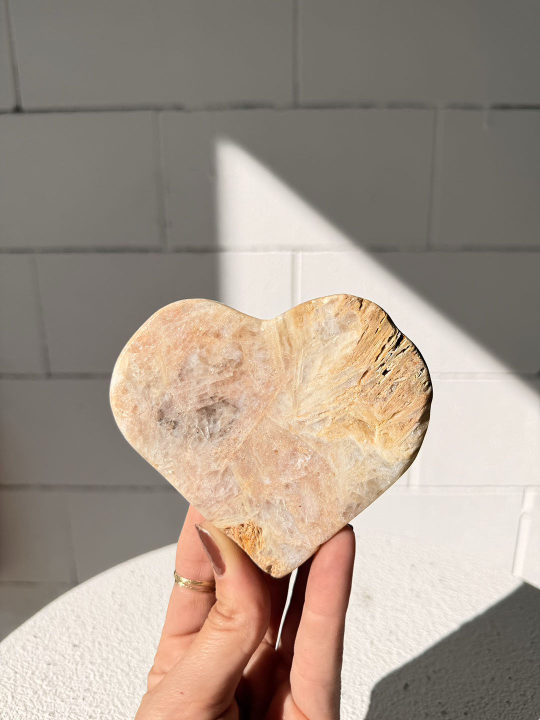 Pink Amethyst Heart
