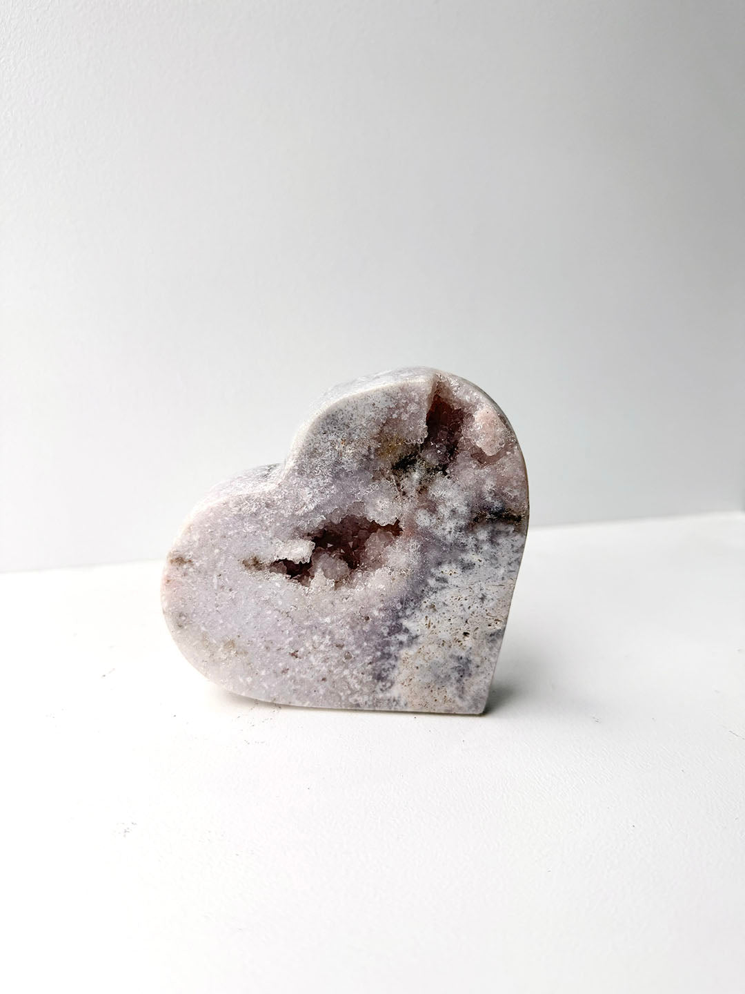 Pink Amethyst Heart