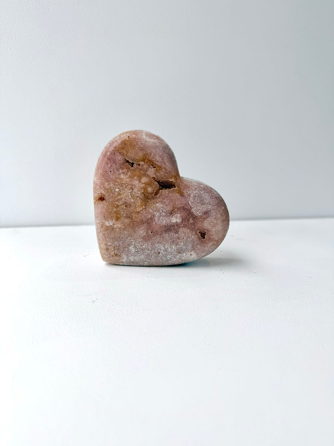 Pink Amethyst Heart