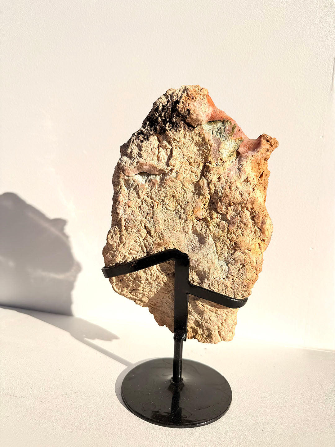 Pink Amethyst on Stand