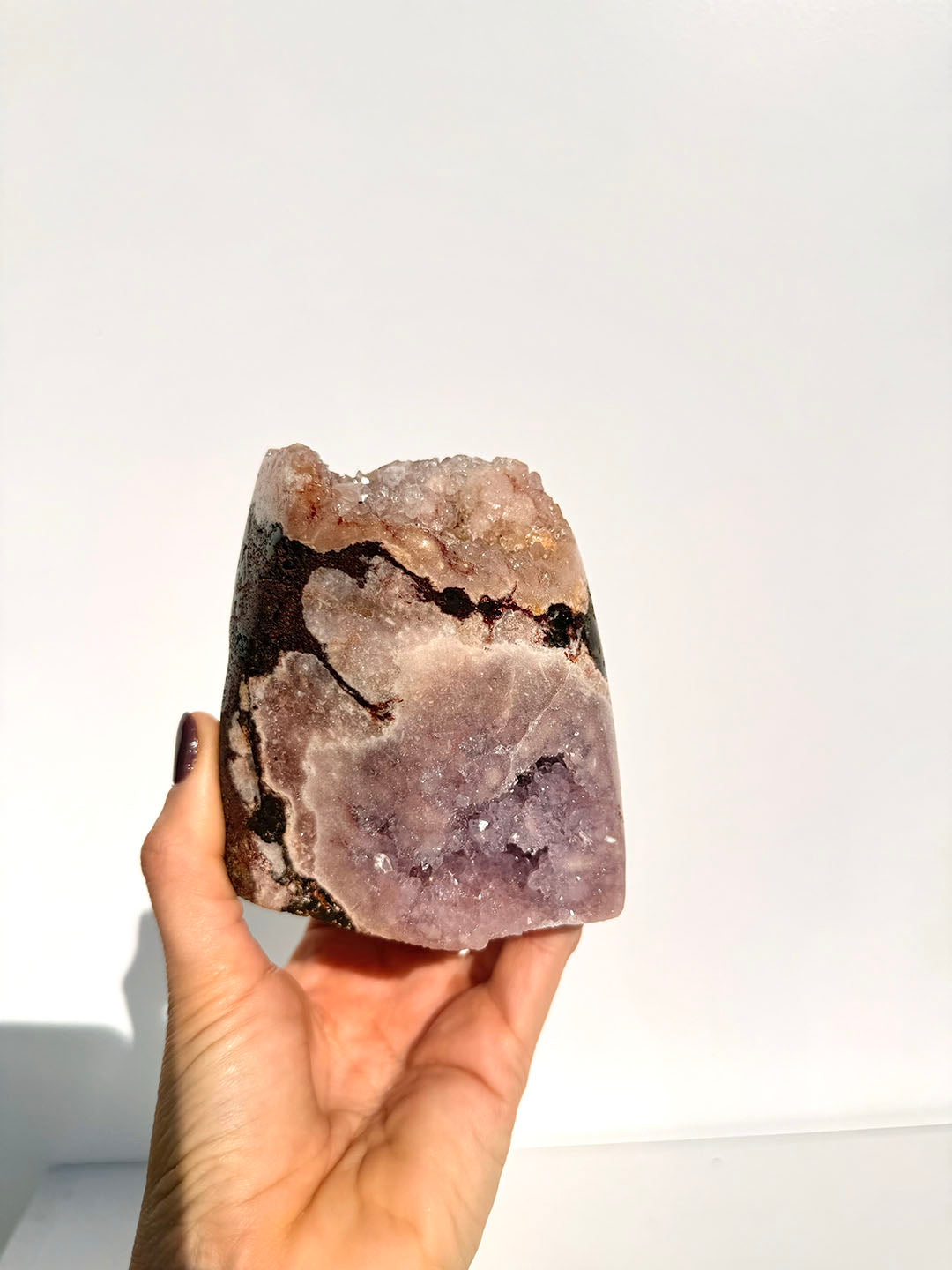 Pink with Purple Amethyst