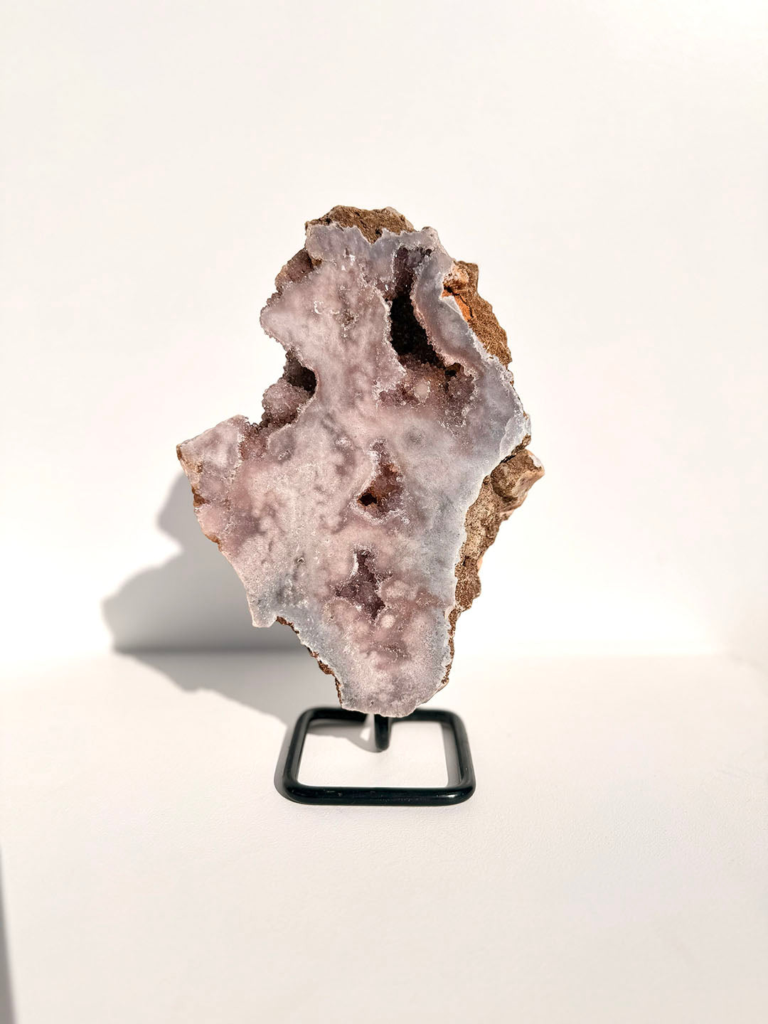 Pink Amethyst on Stand