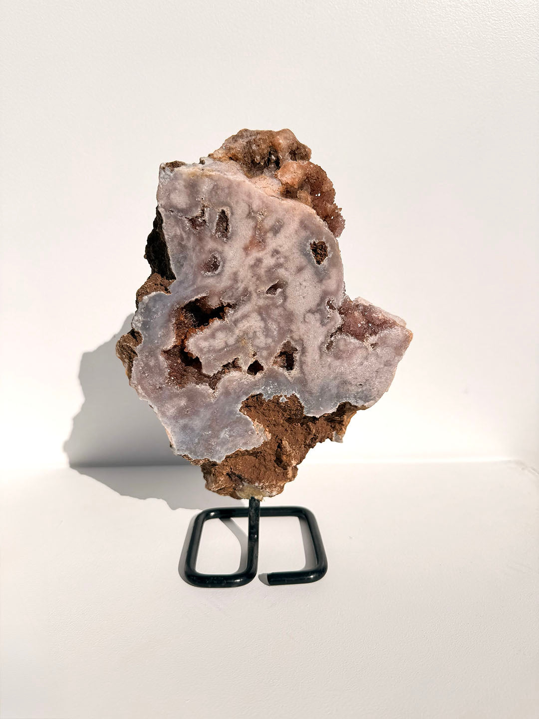 Pink Amethyst on Stand