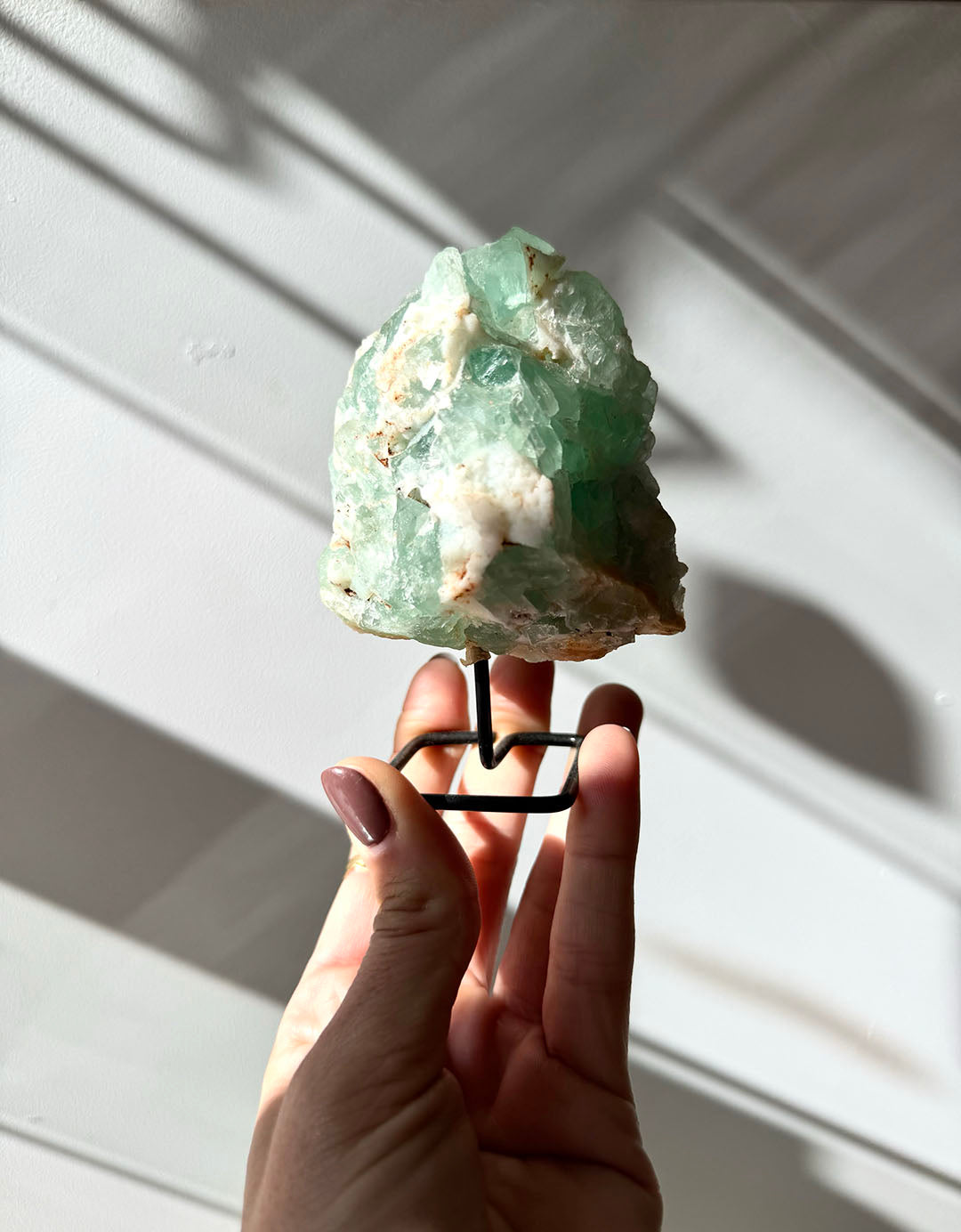 Fluorite on Stand