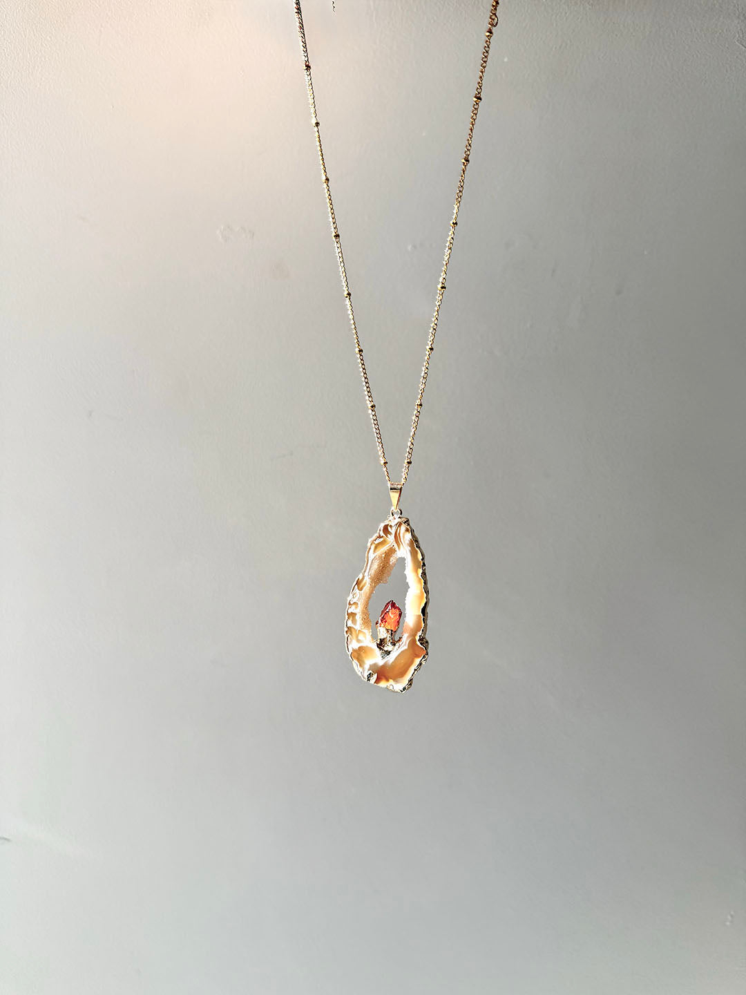 Inner Crystal Necklace – Citrine