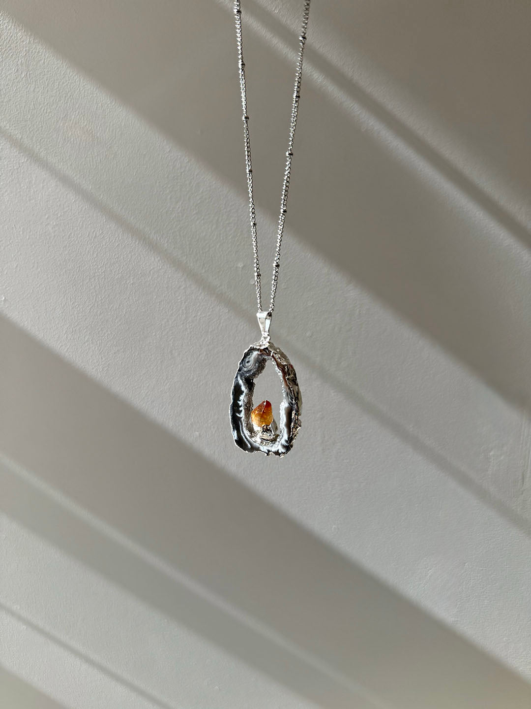 Inner Crystal Necklace – Citrine