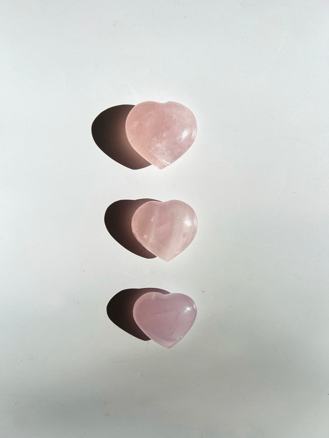 Rose Quartz Hearts