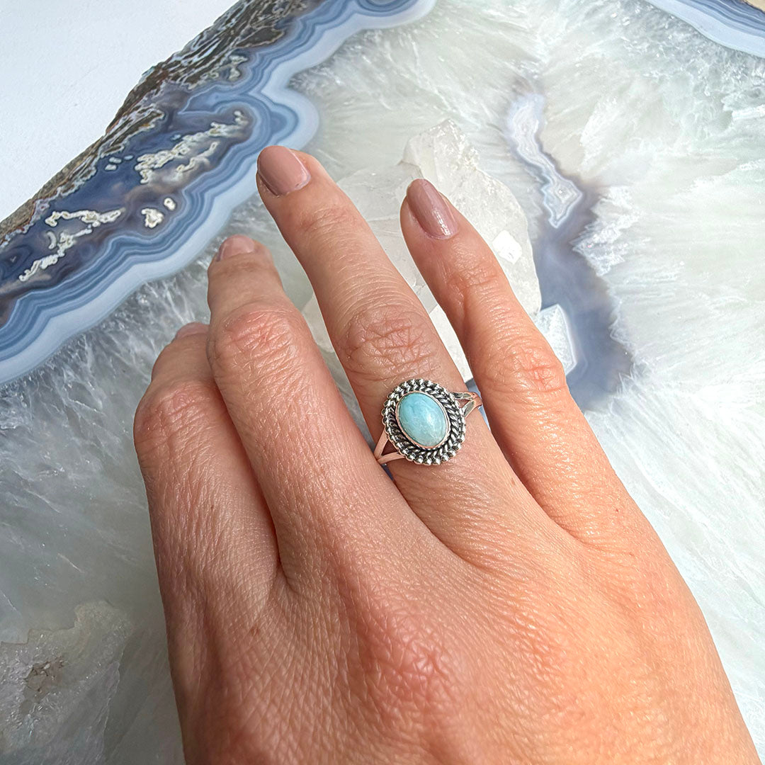 Larimar Ring
