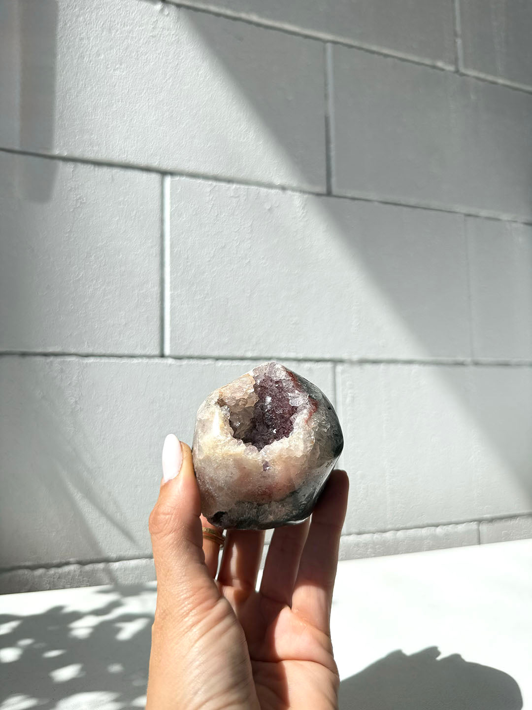 Pink Amethyst Geode