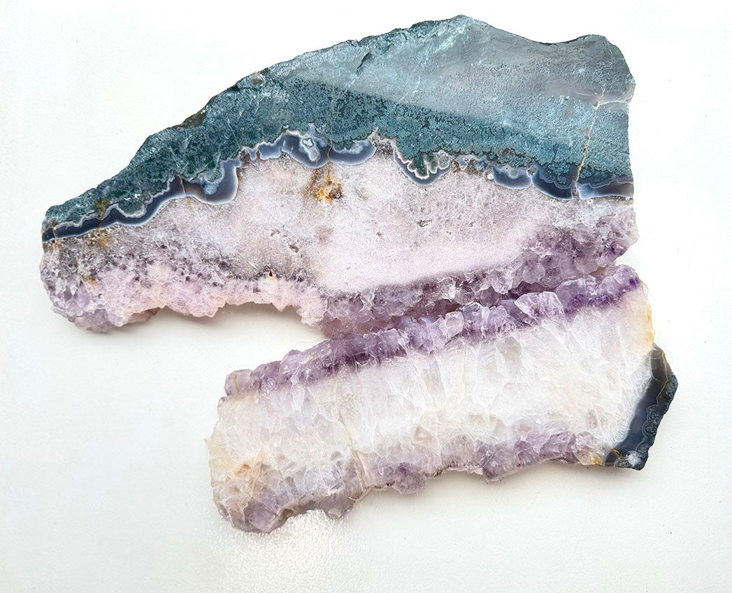Pink with Purple Amethyst Slab