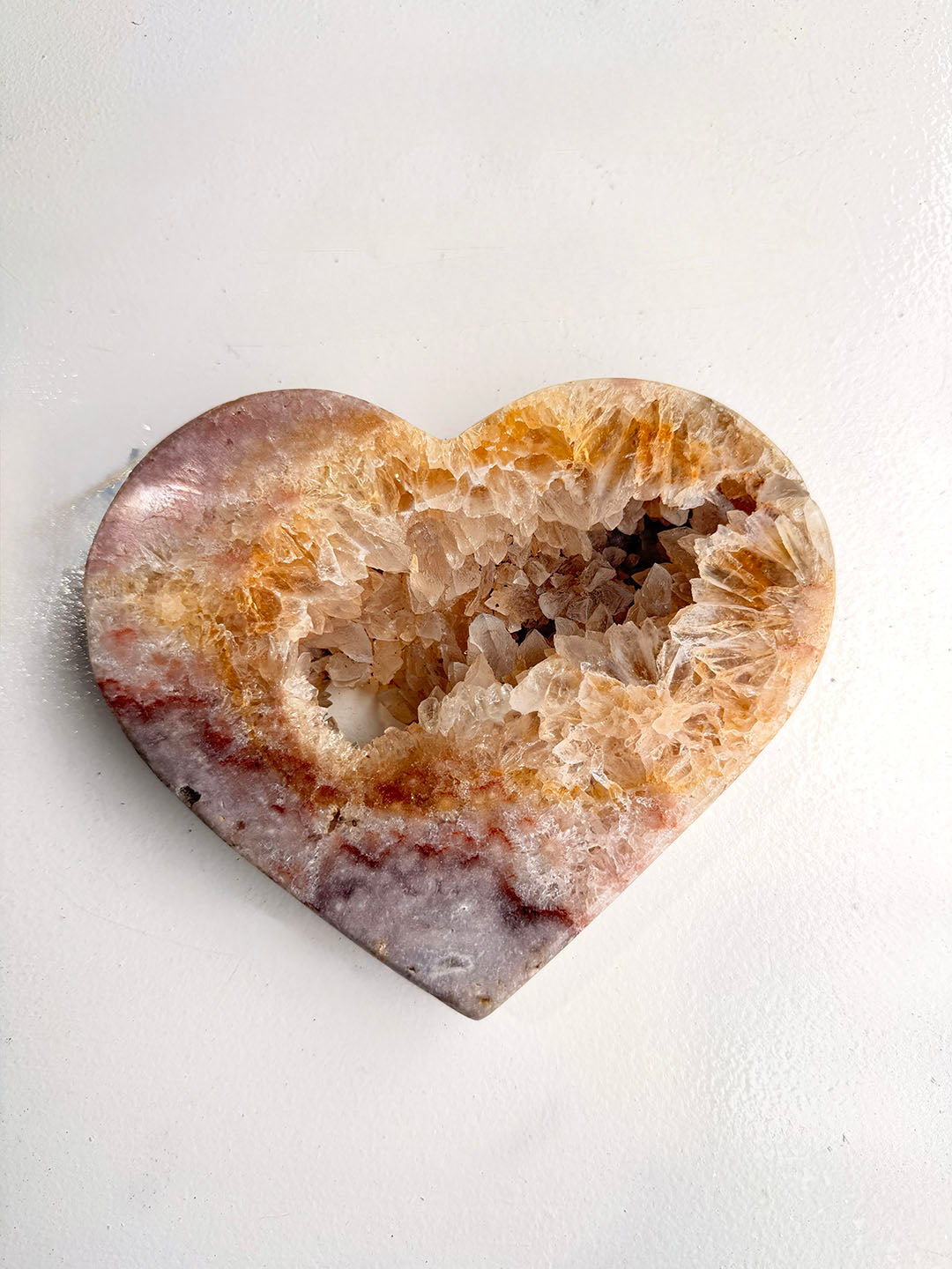 Pink Amethyst Heart
