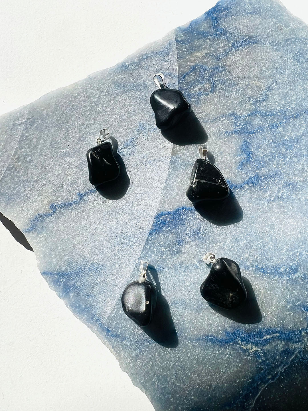 Small Black Tourmaline Pendant
