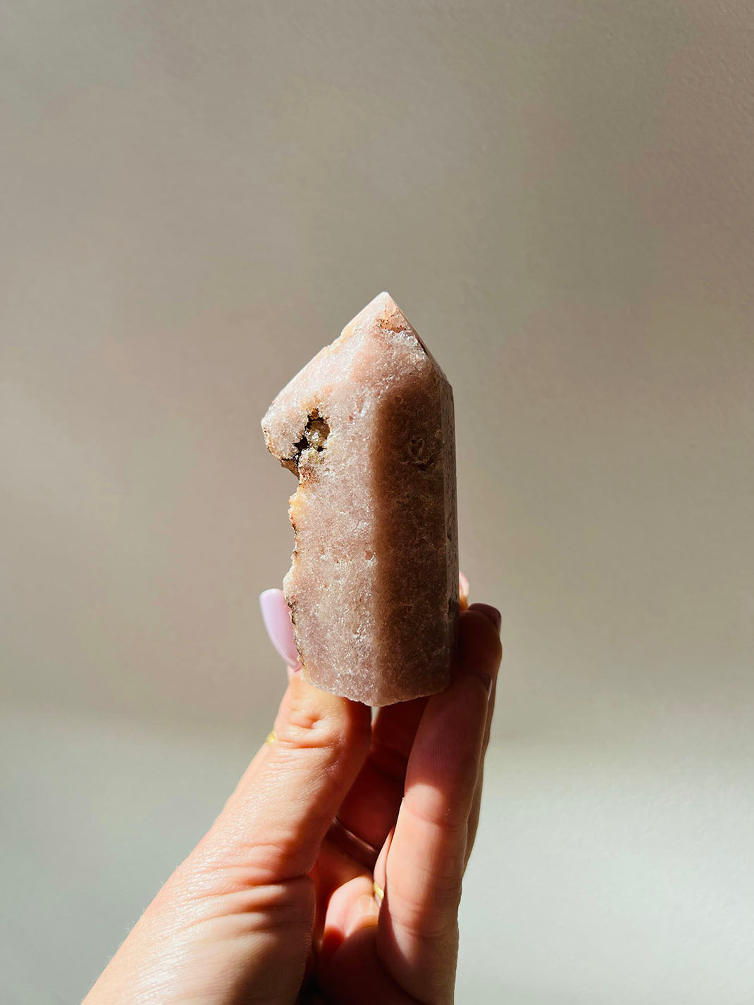 Pink Amethyst Point