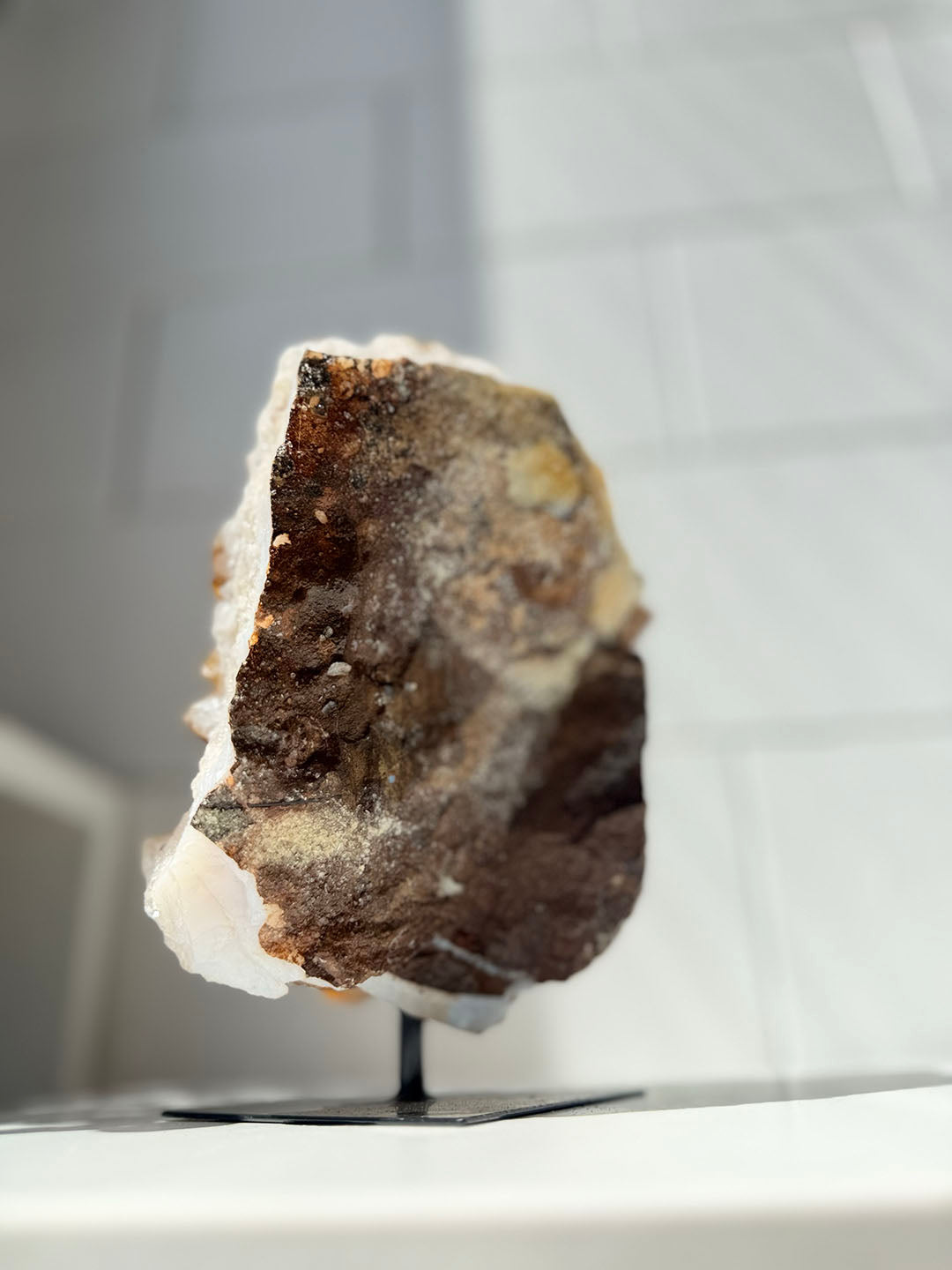 Large Citrine on Stand