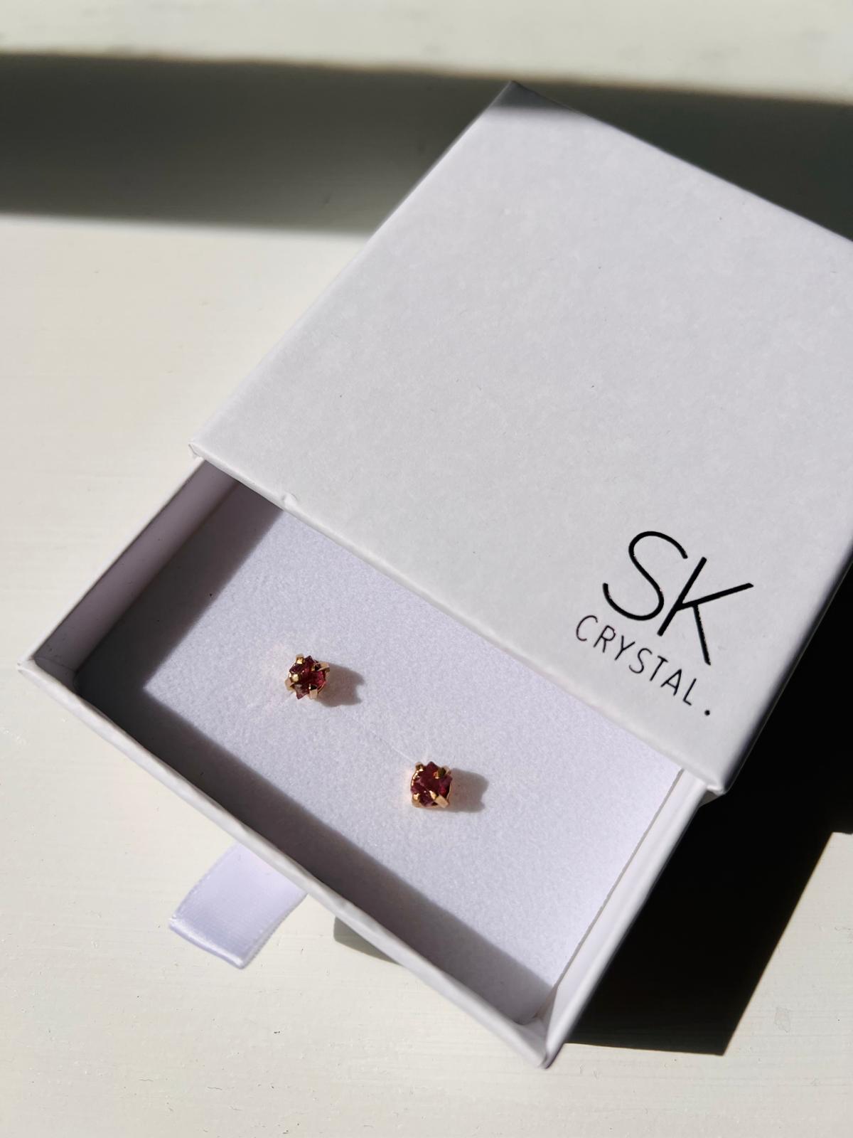 Pink Tourmaline Earrings