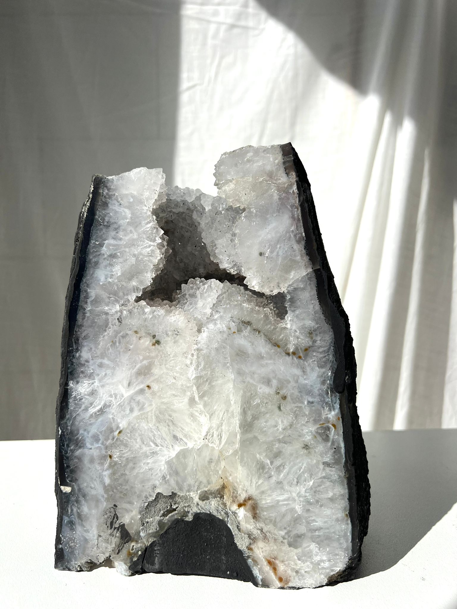 Grey Amethyst with Agate