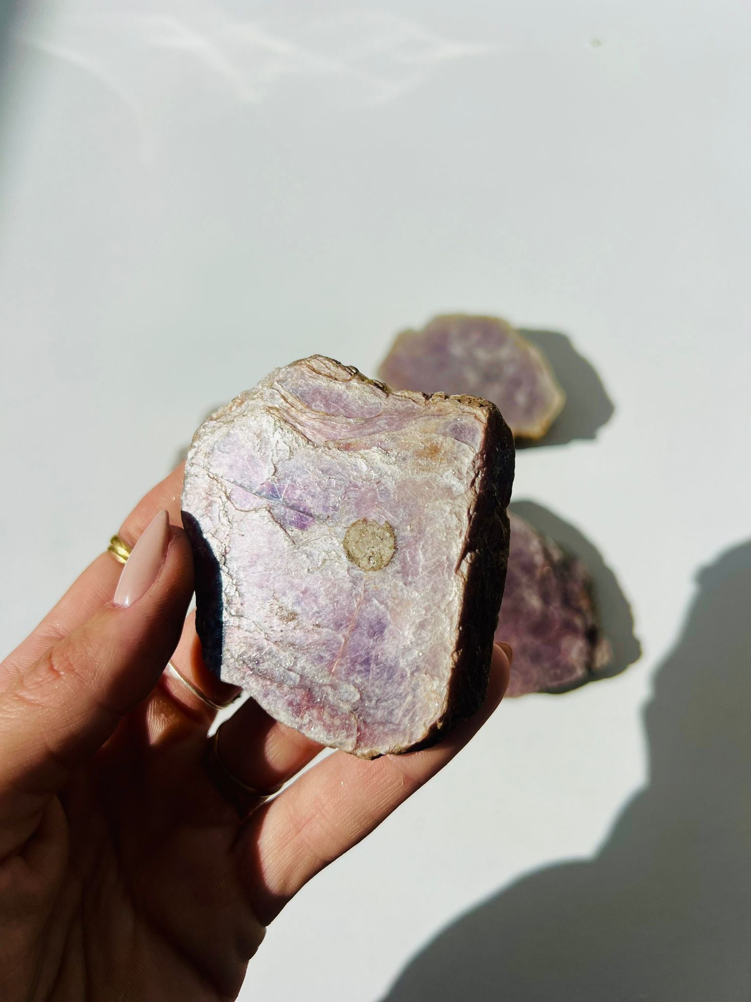Lepidolite with Mica