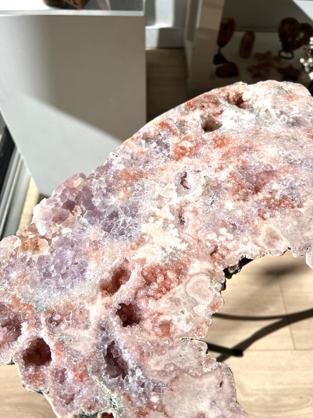 Pink Amethyst Table