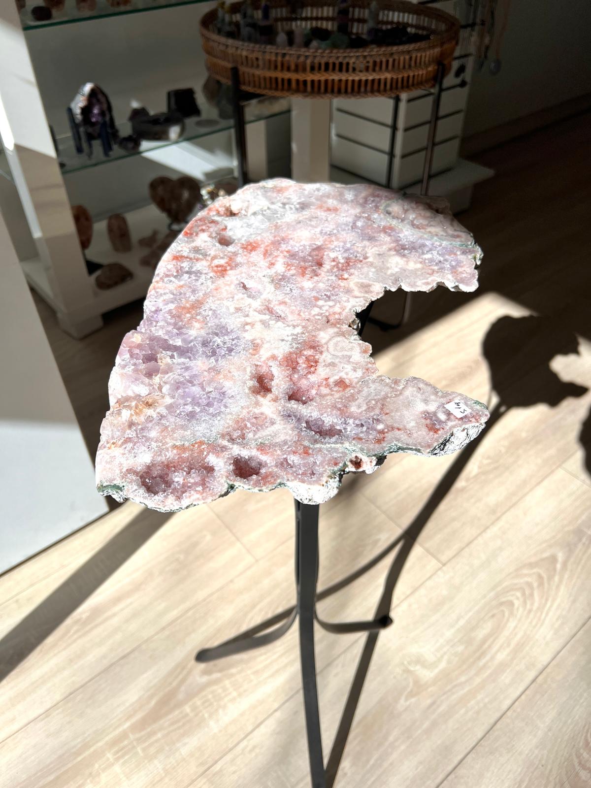 Pink Amethyst Table