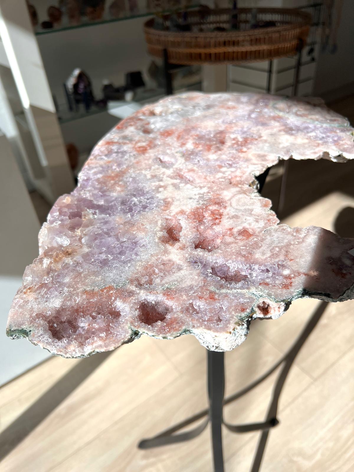 Pink Amethyst Table