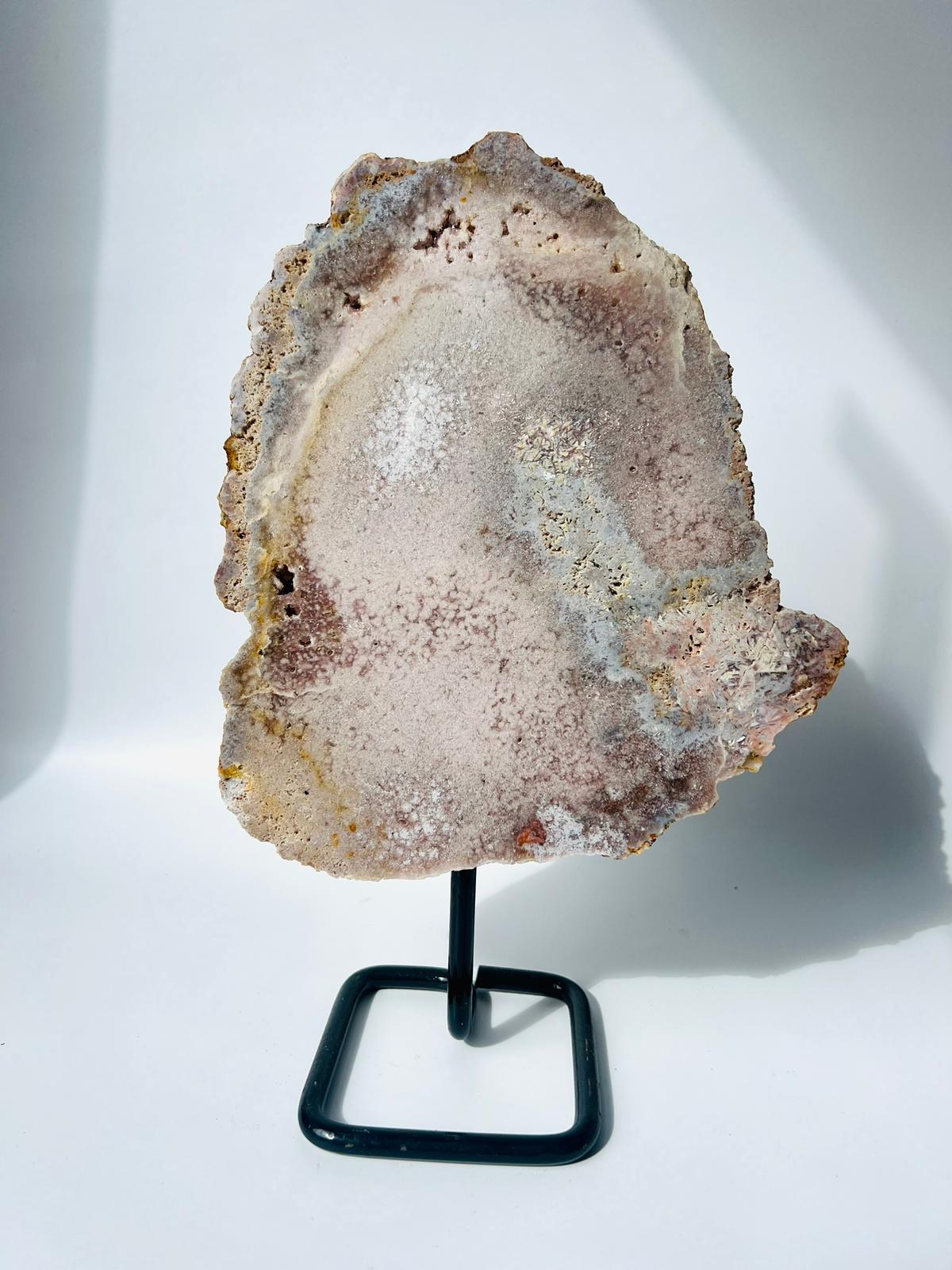 Pink Amethyst on Stand