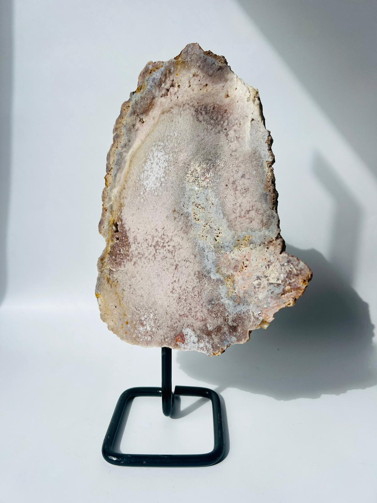 Pink Amethyst on Stand