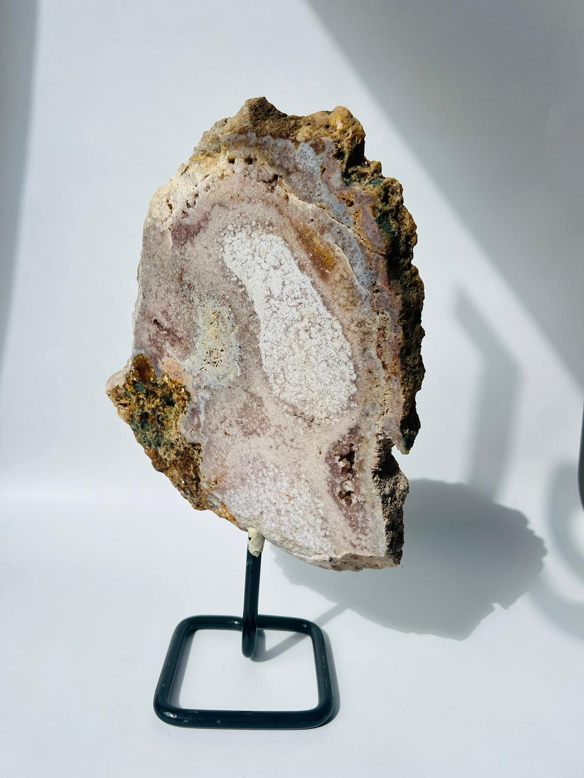 Pink Amethyst on Stand