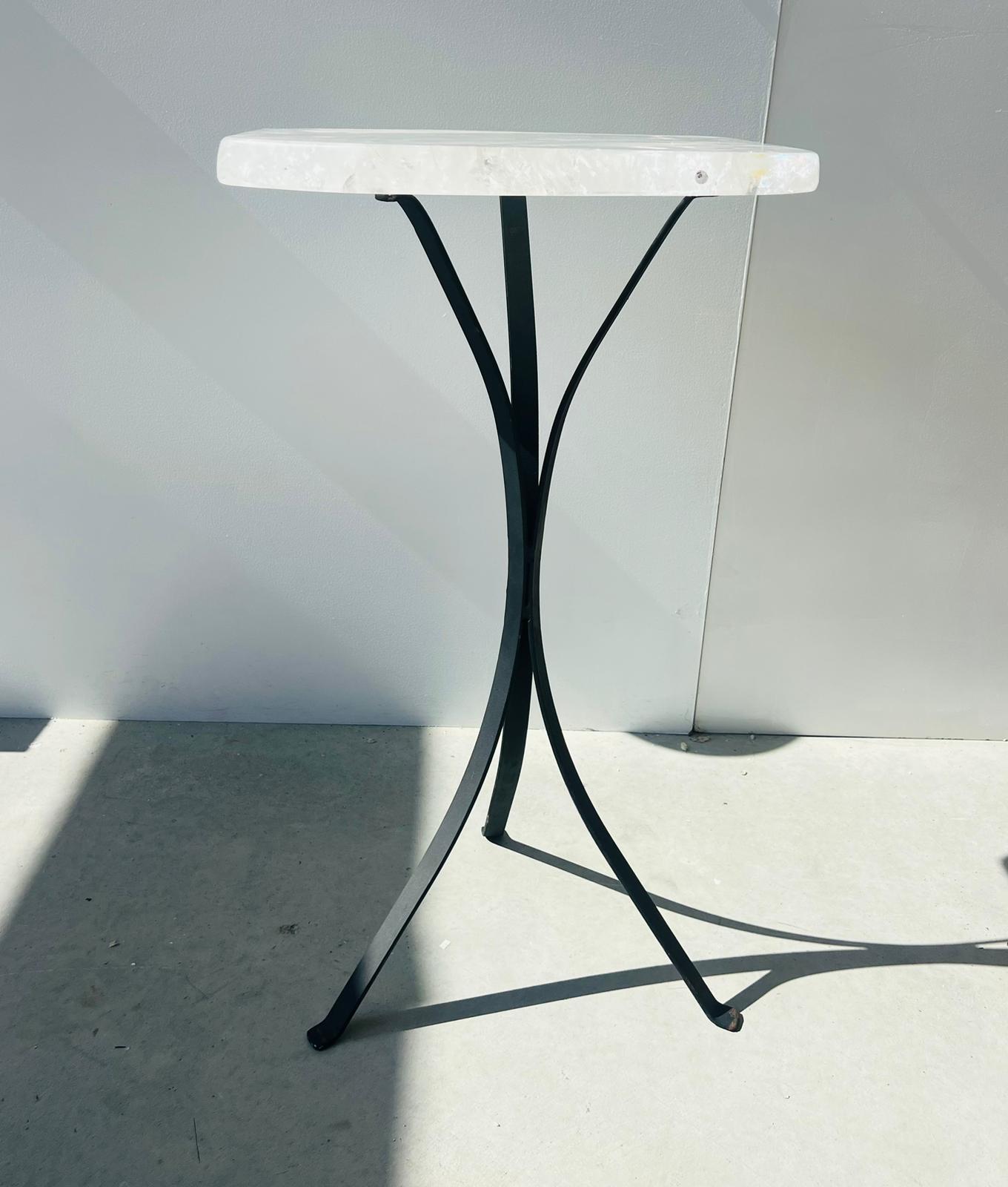 Clear Quartz Table
