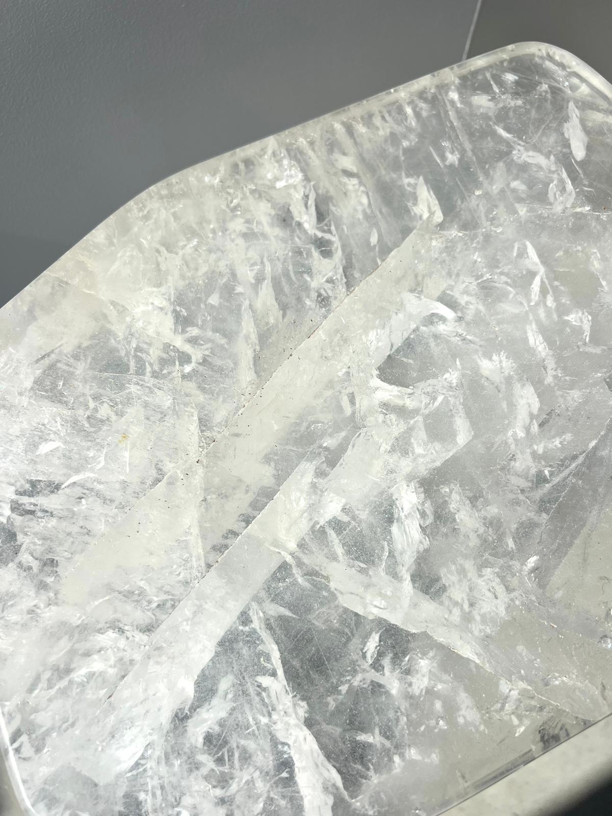Clear Quartz Table