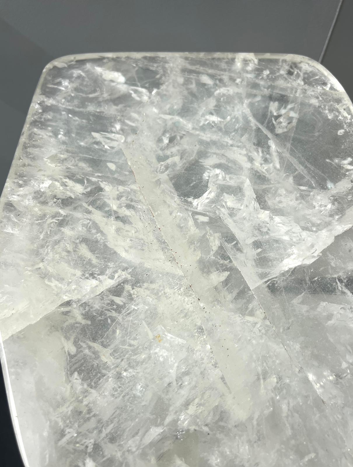 Clear Quartz Table