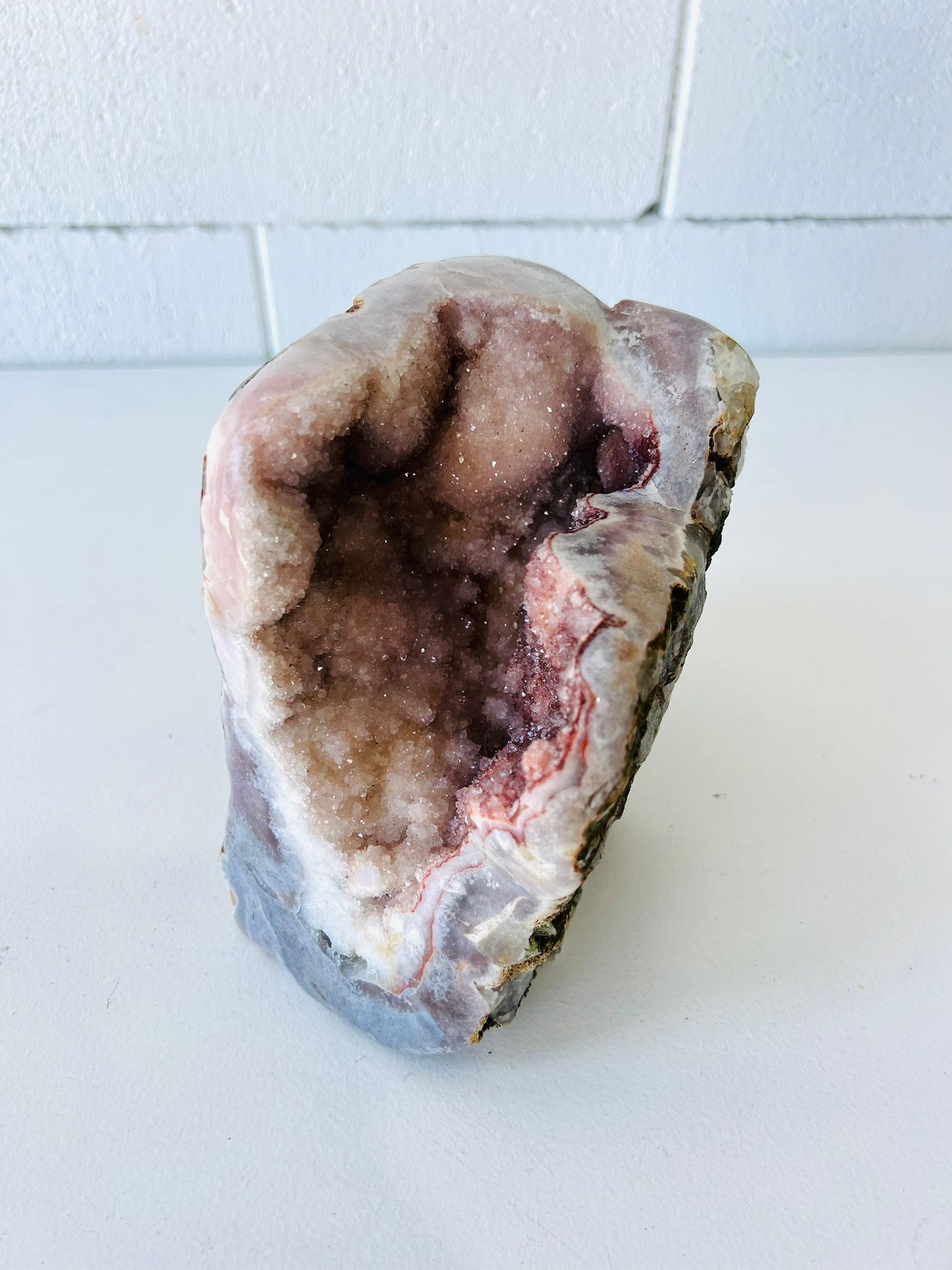 Pink Amethyst Geode