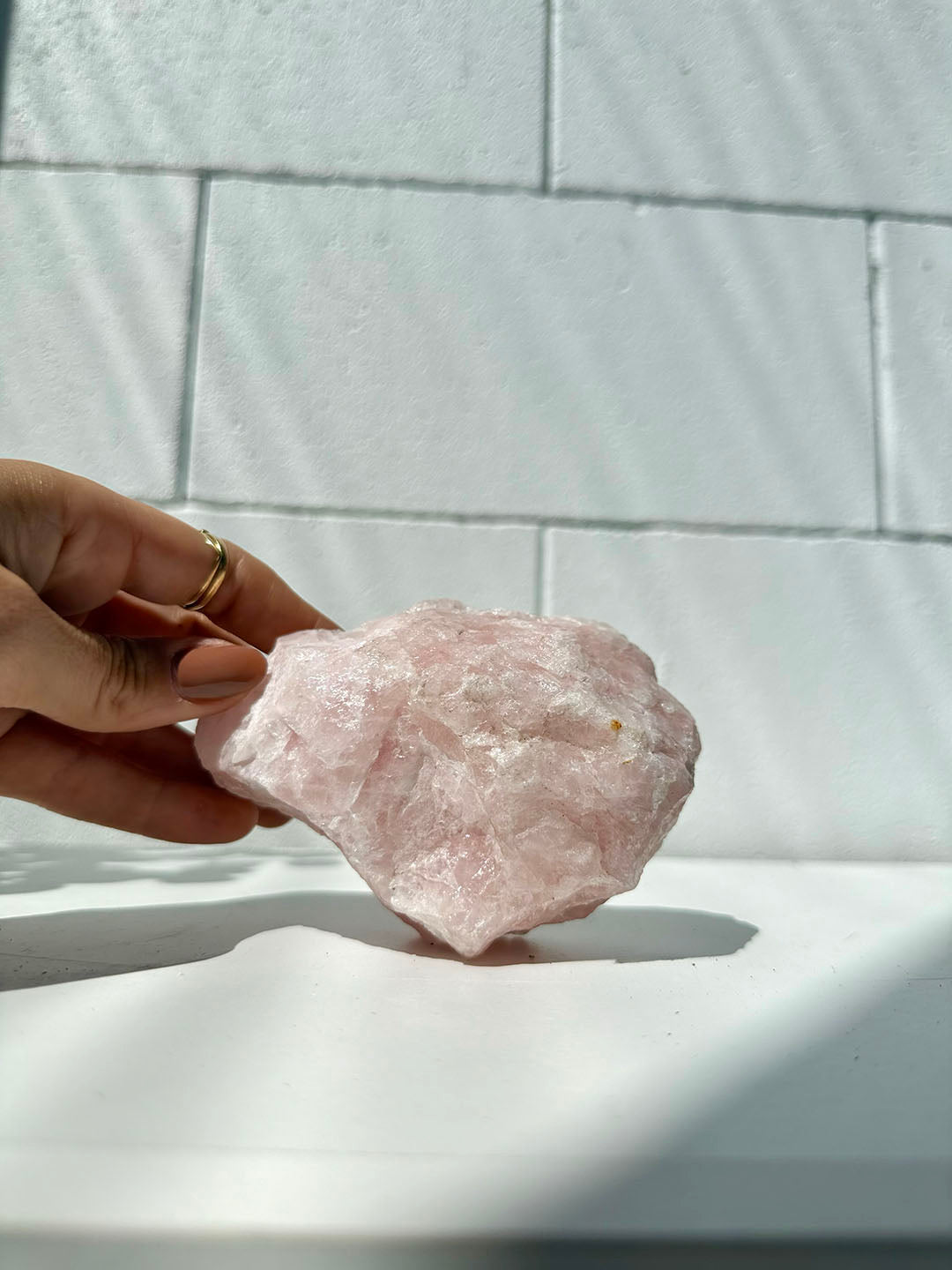 Raw Rose Quartz