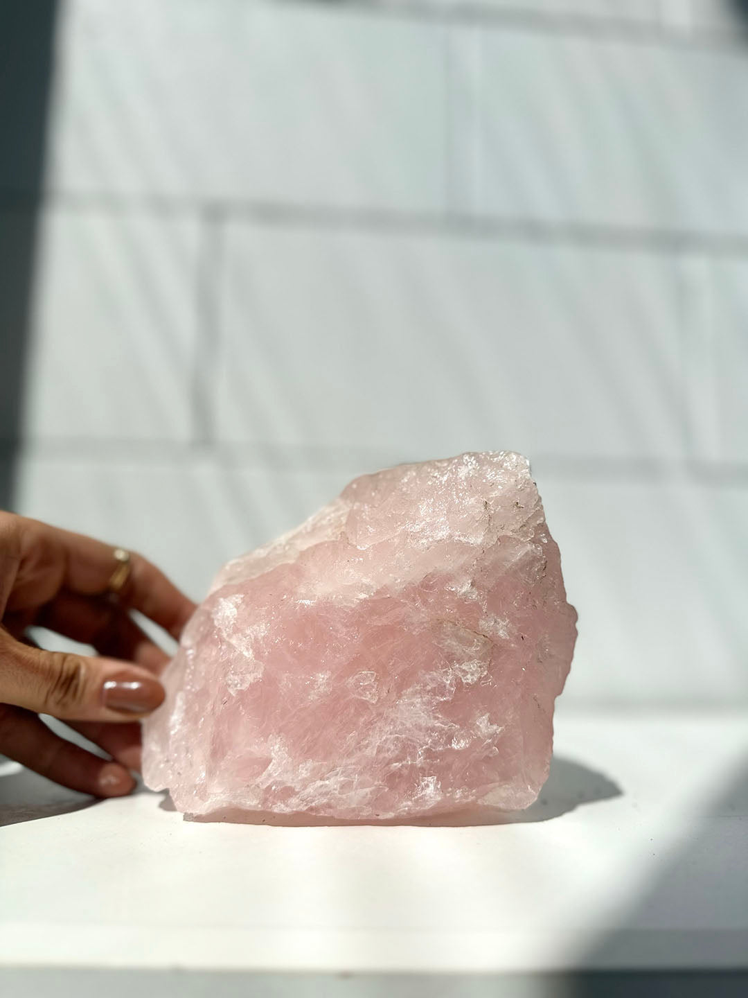 Raw Rose Quartz